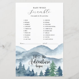 冒険が森の赤ちゃんシャワーゲームを開始