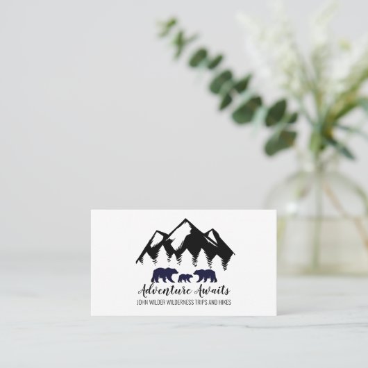 冒険が森素朴に荒野を生む 名刺 (スタンド正面)