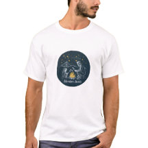 冒険が父と子のキャンプファイヤーを待つ