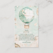 冒険が男女兼用ベビーを待つ エンクロージャーカード (正面)