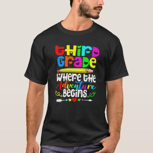 冒険が第三級Tに入る第三級 Tシャツ (正面)