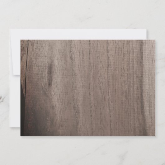 冒険が続く最初の誕生日の写真 招待状 (裏面)