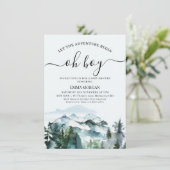 冒険が荒野の赤ん坊のシャワーを始める 招待状 (スタンド正面)