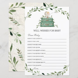 冒険が荷物を始める緑の願いベビー