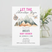 冒険が赤ちゃんシャワーを始める 招待状 (スタンド正面)