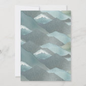 冒険が赤ちゃんシャワーを待つ 招待状 (裏面)