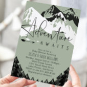 冒険が赤ちゃんシャワーを待つ 招待状