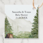 冒険が赤ちゃん男女兼用のシャワーを待つ フェイバータグ (裏面)