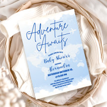 冒険が赤ちゃん男女兼用のシャワーを待つ