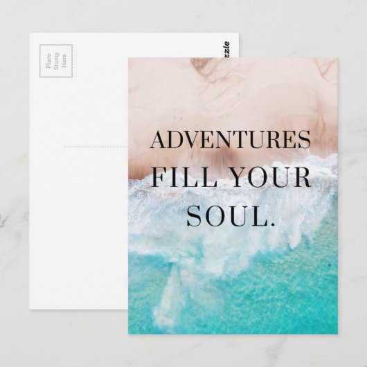 冒険が魂を満たす ポストカード (正面/裏面)