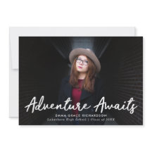 冒険が黒人写真卒業を待つ