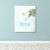 冒険する キャンバスプリント (インサイチュ (ウッドフロア))