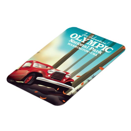 冒険だ!オリンピック国立公園ワシントン。 マグネット (左側)