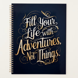 冒険ではなく冒険で人生を満たす プランナー手帳