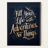 冒険ではなく冒険で人生を満たす プランナー手帳 (裏面)