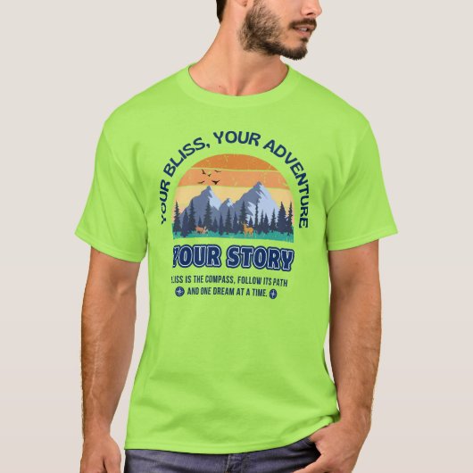 冒険と物語 Tシャツ (正面)