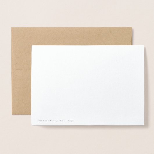 冒険にフォイルカードを始めさせる 箔カード (裏面封筒付き)