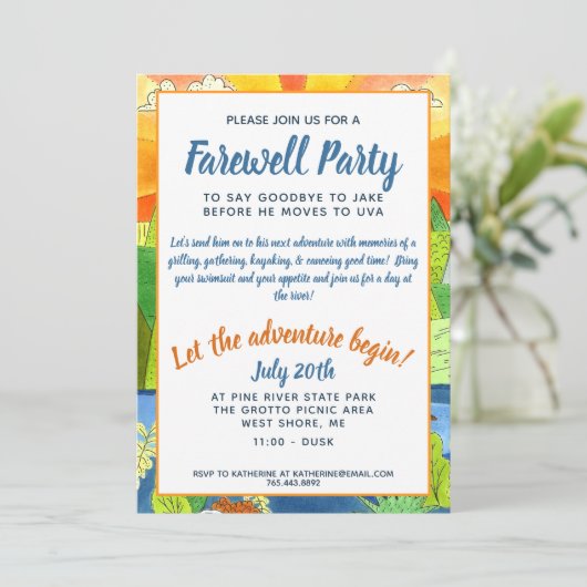 冒険に別れを告げるパーティー 招待状 (スタンド正面)