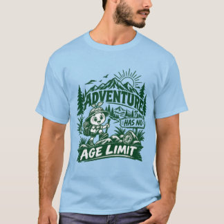 冒険に年齢制限なんてない アウトドアTシャツ Tシャツ