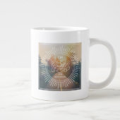 冒険に感謝する ジャンボコーヒーマグカップ (右)