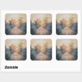 冒険に感謝 スクエアシール (シート)