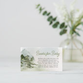 冒険に森の本をベビー エンクロージャーカード (スタンド正面)