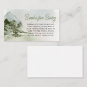 冒険に森の本をベビー エンクロージャーカード (正面/裏面)