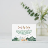 冒険に森の本をベビー エンクロージャーカード (スタンド正面)