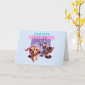 冒険に飛び込む カード (黄色い花)