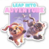 冒険に飛び込む シール (正面)