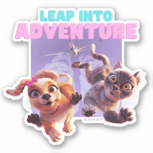 冒険に飛び込む シール (正面)