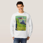 冒険のために 南米旅行ポスター ジャイアントC Tシャツ (正面フル)
