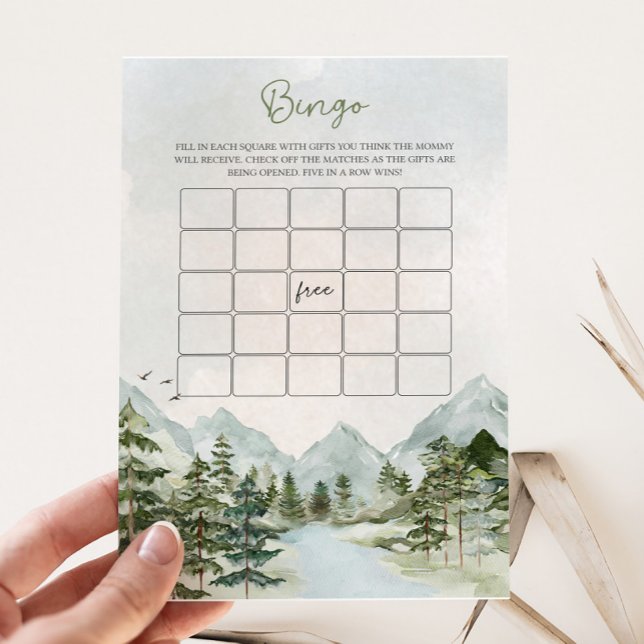 冒険のはじまり お子様のビンゴゲーム (Let the Adventure Begin Baby Shower Bingo Game)