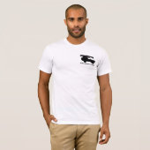 冒険のカヌーメンズアメリカ人のApreralのTシャツ Tシャツ (正面フル)