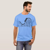 冒険のジェットコースターの車両 Tシャツ (正面フル)