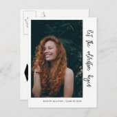 冒険のスクリプトを開始するカジュアル | 卒業 案内ポストカード (正面/裏面)