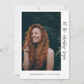 冒険のスクリプトを開始するカジュアル | 卒業 案内状 (正面)