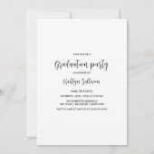 冒険のスクリプトを開始するカジュアル | 卒業 案内状 (裏面)