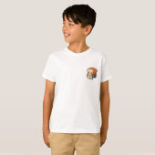 冒険のパン ハイカー エクスプローラー キッズ Tシャツ (正面フル)