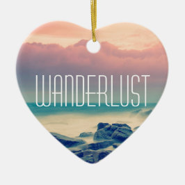 冒険のプリント セラミックオーナメント