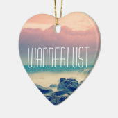 冒険のプリント セラミックオーナメント (左)