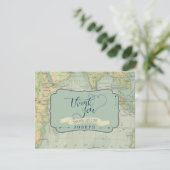 冒険のベビーシャワーのサンキューカード サンキューカード (スタンド正面)