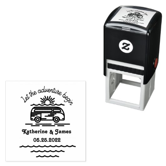 冒険のラバー結婚スタンプを押せ セルフインキングスタンプ (インサイチュ)