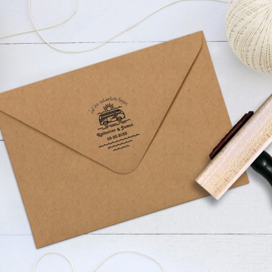 冒険のラバー結婚スタンプを押せ セルフインキングスタンプ