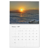 冒険の兄弟: ハワイのカレンダー カレンダー (2月 2027)