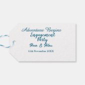 冒険の始まりを告げるエンゲージパーティー名だ ギフトタグ (裏面横)