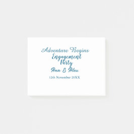 冒険の始まりを告げるエンゲージパーティー名だ ポストイット