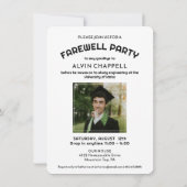 冒険の始まりを祝う卒業パーティー 招待状 (裏面)