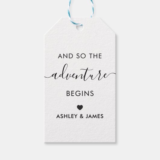 冒険の始まり ウェルカムタグ クラフト ギフトタグ (正面)