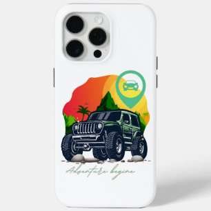 冒険の始まり、オフロード iPhone 15 PRO MAXケース